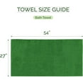 thumbnail image 4 of Elegant Comfort Turkish Popcorn Cotton Bath Towel Set, 27 x 54 Inches, 2-Pack, Hotel-Quality, Soft, Durable, Quick-Dry, Highly Absorbent Emerald Green, 4 of 4