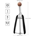 thumbnail image 2 of Small Cookie Scoop Set Include TSP / TSP / TSP Cookie Dough Scoops Ice Cream Scoopers Stainless Steel Cookies Scoops for Baking Good Soft Grips Quick Trigger Release, 2 of 9