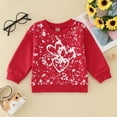 thumbnail image 2 of Otqutp Little Children Cute Blouse Toddler Kids Girls Long Sleeve Basic Inside T Shirt Casual Tees Crewneck T-Shirts Tops Basic Soft Tees(Red-2,3-4 Years), 2 of 7