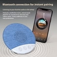 thumbnail image 3 of Bluetooth Pillow Speaker for Sleeping, Ultra-Thin Under Pillow Speaker with White Noise & Timer, Bone Conduction Sleep Aid Sound Machine for Side Sleepers, Wireless Bedside S-peaker for Adults Kids, 3 of 7