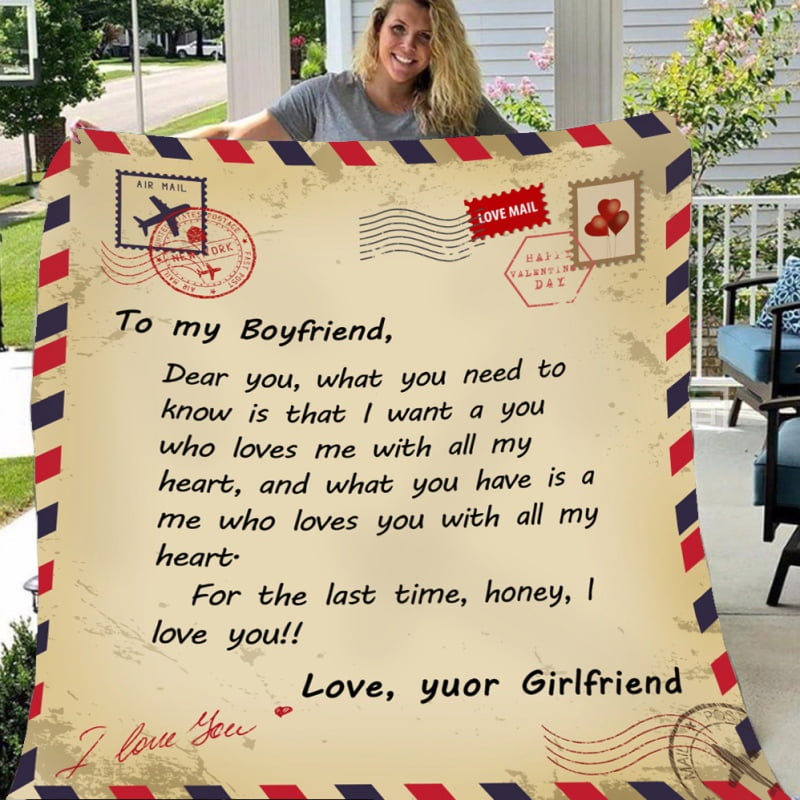 Mail the blanket to your family (daughter, son, wife, boyfriend, girlfriend), ,positive
