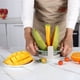 thumbnail image 1 of Utensilios de cocina, aparatos de cocina, electrodomésticos de cocina, cortador de acero inoxidable diseñado por expertos para dividir y descorazonar mangos con precisión. Separador de plástico., 1 of 9
