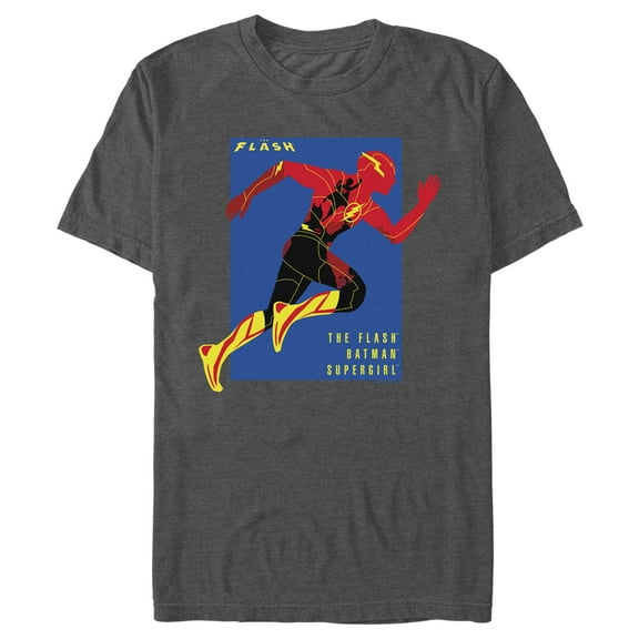Men's The Flash Justice Spirits Graphic Tee Charcoal Heather 2X Large