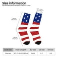 thumbnail image 3 of Women Colorful Crew Socks Baseball Lace Flag Novelty Fun Socks For Mens, 3 of 7