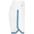 thumbnail image 4 of Holloway Sportswear M Womens RETRO BASKETBALL SHORTS White/Royal 224377, 4 of 7