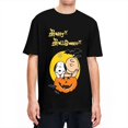 thumbnail image 2 of Camiseta de Charlie Brown y Snoopy de Peanuts, camisetas de Happy Halloween, camisetas vintage de manga corta, camisetas de verano 100% algodón de gran tamaño, 2 of 5