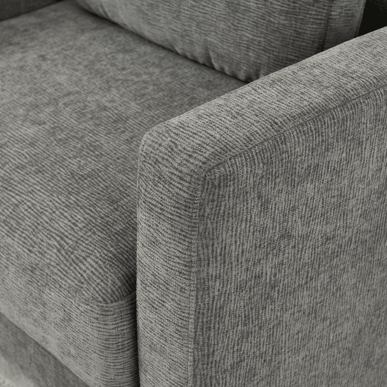 Gewnee Modern Chenille Accent Armchair - Upholstered Reading Chair for Living Room