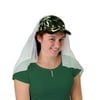 Pack of 6 - Camo Cap w/Veil by Beistle Party Supplies