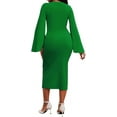 thumbnail image 2 of Women Sexy Dress Bodycon Work Dress Elegant Pencil Dress, 2 of 12