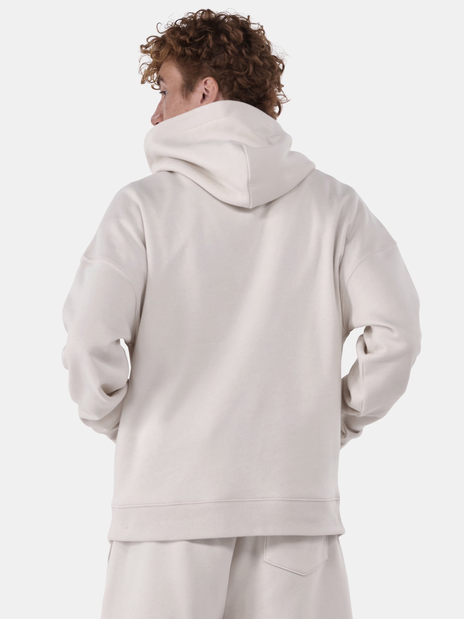 No Boundaries All Gender Oversized Fleece Hoodie Sweatshirt, 1 or 2-Pack, Men's