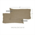 thumbnail image 3 of VHC Brands Cider Mill King-Size Plaid Pillow Case, Tan, 21x40, Set of 2, 3 of 5