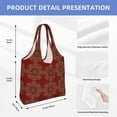 thumbnail image 4 of XMXT Canvas Tote Bag, Moroccan Decorative Print Large Handbag for Women, Shopping Working Travel, 4 of 7