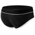 thumbnail image 4 of Sexy Panties for Men Low Rise Stretchy Slim Fit Lingerie Support Pouch Hollow Out Exotic Breathable Underwear Nightwear, 4 of 4