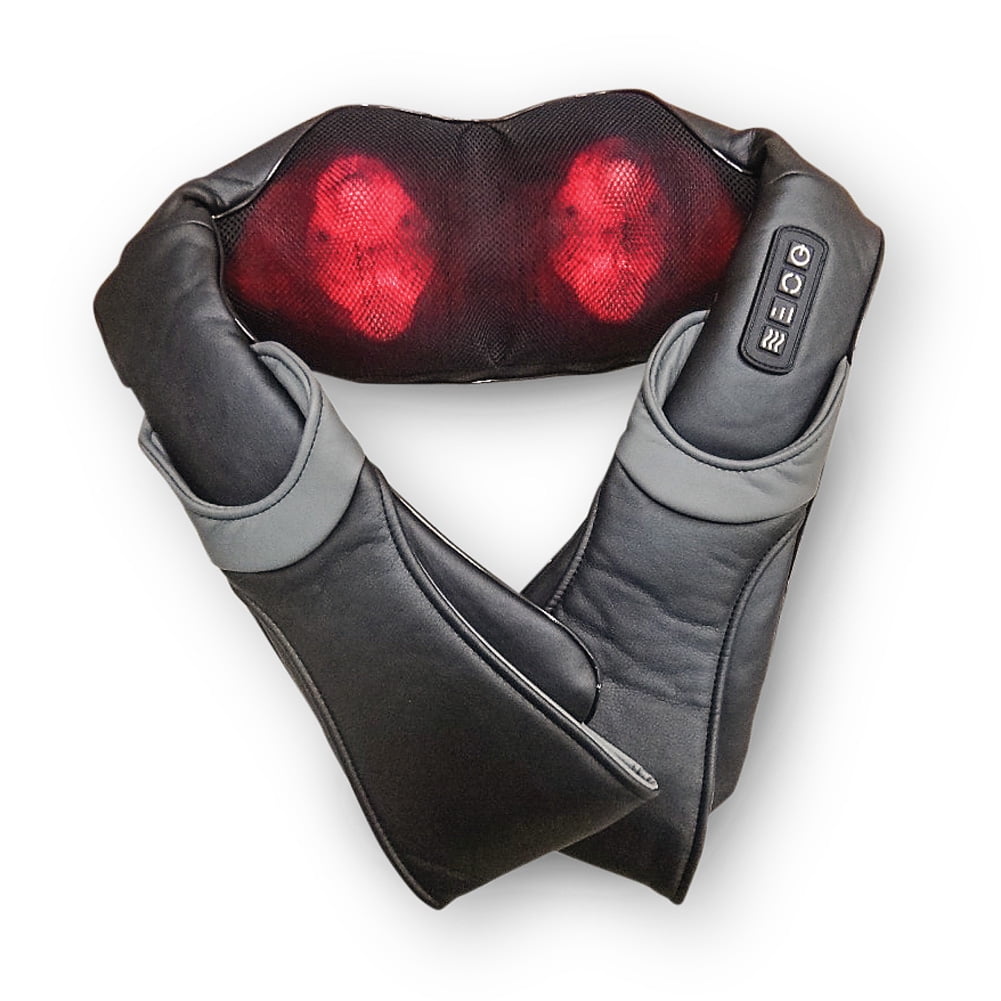 Shiatsu Neck and Shoulder Massager with Heat and Deep Tissue Kneading