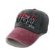 thumbnail image 1 of Gorra de béisbol lisa de algodón con bordado de letras estadounidenses, 1 of 1