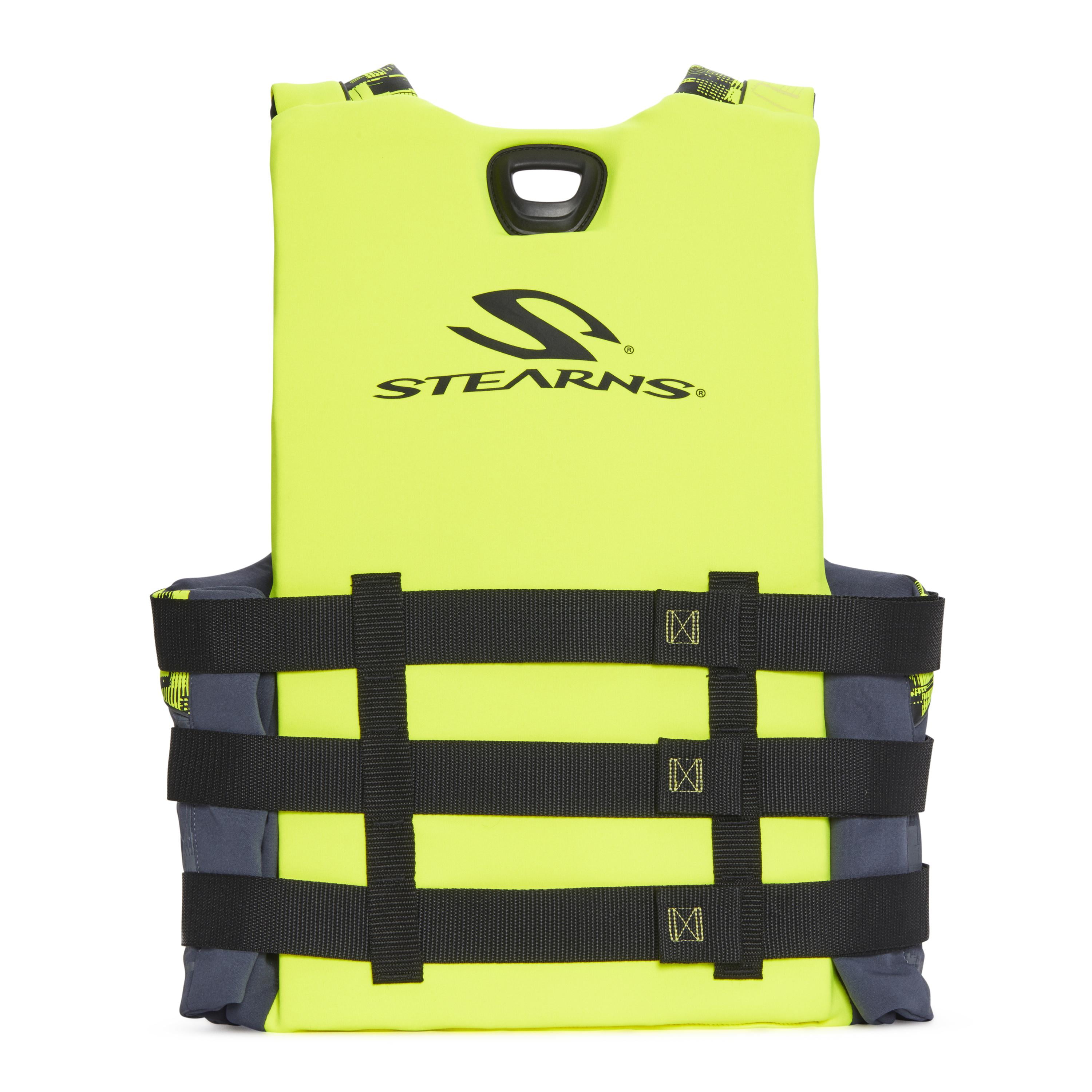 Stearns Adult Unisex Infinity Series Hydroprene Life Vest, L/XL, Yellow