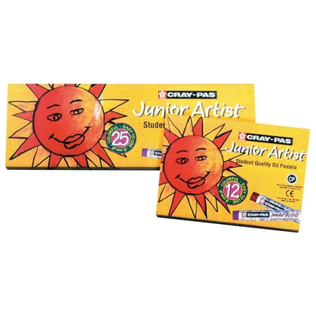 2 pack of 12 colours Sakura XEP12 Cray-Pas Junior Artist Oil Pastels  12 Count Assorted Colors 