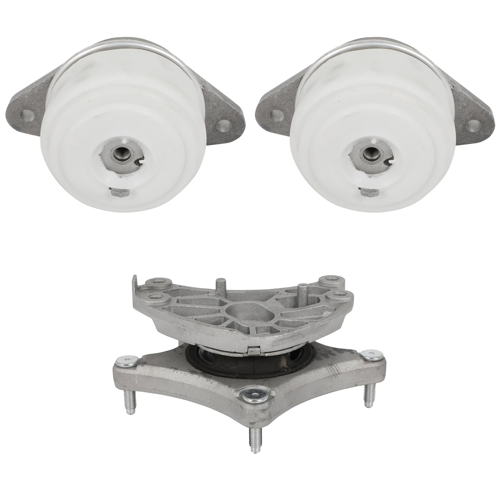 ECCPP Engine Motor Mount Transmission Mount Set Fit For Mercedes-Benz C300 2008-2012, C350 2008-2011, GLK350 2010-2012, 3.0L 3.5L, AWD Automatic Transmission, Replace 2042401517 A4063 A4074