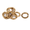 thumbnail image 1 of Unique Bargains M8 Copper Split Lock Sealing Ring Spring Washer Fastener 8pcs, 1 of 1