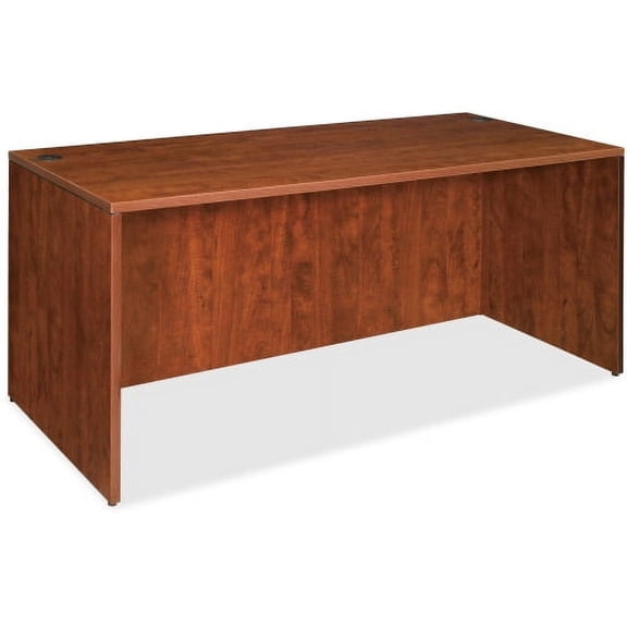 Lorell Essentials Rectangular Desk Shell 70.9" x 35.4" x 29.5" - Finish: Cherry, Laminate