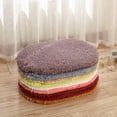 thumbnail image 2 of NUZYZ Water Absorbent Oval Plush Non-Slip Floor Mat Rug Living Room Doormat Carpet Milky White 30*50cm, 2 of 8
