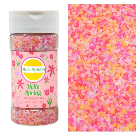 Mystic Sprinkles Hello Spring Sugar Crystals 4.1oz