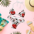 thumbnail image 6 of Valentine's Day Love Detachable Sponge Adjustable Strap One-Piece Swimsuit Set - Two-Pack, Beach & Pool Ready, 6 of 6