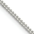 thumbnail image 1 of Sterling Silver 1.75mm Curb Chain (24 X 1.75) Made In India qcb050-24, 1 of 5