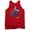 Red, variant on Trevco Batman-Bane Attack - Adult Tank Top - Red- Large