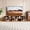Brown, variant on Modular Freestyle TV Stand Brown Wood Adjustable Media Console with Open Storage Shelves, Modern Minimalist Entertainment Center Free Combination Cabinet for Living Room Bedroom Apartment