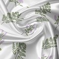 thumbnail image 7 of Ambesonne Floral Valance & Curtain, Jungle Leaves Purple Flowers, 55"x36", Forest Green Lilac Ivory, 7 of 7