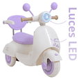 thumbnail image 3 of Moto Eléctrica Dodo Kids Bpmx688 Montable Niños 6v Purpura, 3 of 8