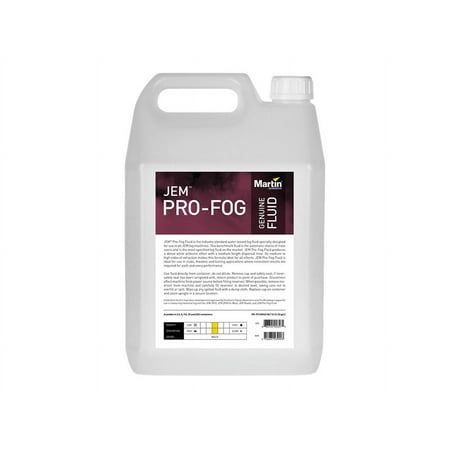 Martin JEM Pro-Fog - Fog machine fluid - 5 liters - bottle (pack of 4)