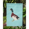 thumbnail image 3 of Caroline's Treasures BB8030GF Rouen Duck Blue Check Flag Garden Size , Small, multicolor, 3 of 3