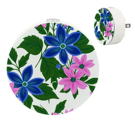 

YZUOUZY Bedside Lamps Night Lights Small Lamps Set of 2 Abstract Flower