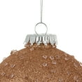 thumbnail image 2 of Vickerman 4" Rose Gold Ice Ball Ornament. This textured ornament has a rough and icy look with a hint of delicate sparkle. Incorporate these ornaments into your holiday design for added texture. Inclu, 2 of 5