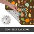 thumbnail image 3 of Non Slip Door Mat, Happy Thanksgiving With Gnome Fast Drying Bath Tub Mats, Absorbent Bathroom Rugs Entrance Welcome Mat, Bath MatS for Tub, Floor, Home, Kitchen, Hotel,16x24in, 3 of 7