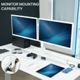 thumbnail image 3 of VIVO Electric 60" x 30" Desk, Full Pad, White Hidden Cable Tabletop, Gray Frame, 3 of 8