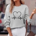 thumbnail image 4 of Wancir Women's Graphic Print Sweatshirt Long Sleeve Cute Los Angeles Crewneck Oversized Tops for Teen Girl 2024, 4 of 6