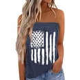 thumbnail image 1 of Top de tubo para mujer, camiseta sin mangas sin tirantes, elegante, holgada, para uso en verano, 1 of 2
