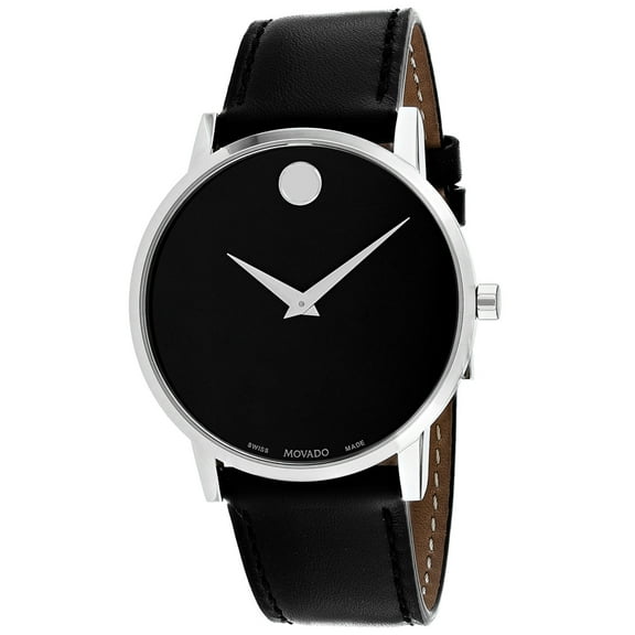 Movado Men's Museum Black Dial Watch - 607269