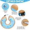 thumbnail image 4 of Dog Inflatable Recovery Collar - Soft Pet Surgery Collar for Dogs & Cats, Comfortable Protective E Collar Prevent from Licking, Biting Wound, Cute Donut Design, 4 of 7
