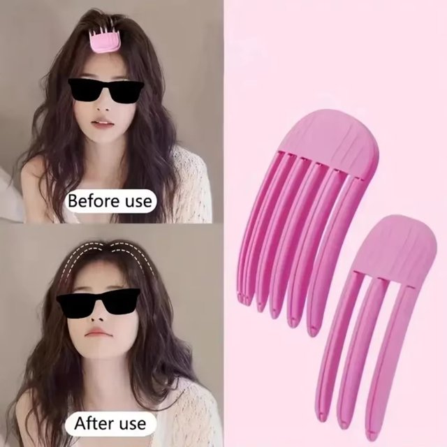 Horquillas para rizar el flequillo, pinzas para dar volumen a las raíces del cabello, pinzas para rizar el cabello para mujeres, pinzas de forma fija, rodillos de volumen de moda