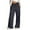01# Navy, variant on YDDIAN Wide Leg Sweatpants Women Drawstring High Waisted Joggers Casual Pull on Y2k Sweat Palazzo Trouser Pants with Pockets Black XXL