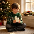 thumbnail image 4 of WYBXZ Lighted Ceramic Christmas House, LED Village Tabletop Decor for Mantel and Shelf, 4 of 9