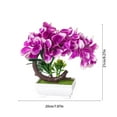 thumbnail image 3 of Artificial Flowers For Decoration Fake Flowers Simulation Flower Pot Simulation Flower Bouquet Living Room Table Flower Arrangement Flower Decoration Vase Potted Plant, 3 of 6