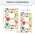 thumbnail image 5 of ZICANCN Outlet Covers Wall Plate, Multicolored Bright Hearts Light Switch Cover Decorative, Duplex Toggle Combo 1-Gang, 5 of 9