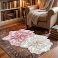 thumbnail image 4 of Flower Shaped Area Rug, Soft 3D Floral Non-Slip Floor Mat for Bedroom & Living Room, 4 of 6