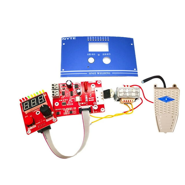 Control del controlador de soldadura por puntos de corriente de tiempo del codificador de doble pulso NY-D02