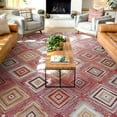thumbnail image 1 of Well Woven Richard Tribal Diamond 7'10" x 9'10" Area Rug Red, 1 of 6